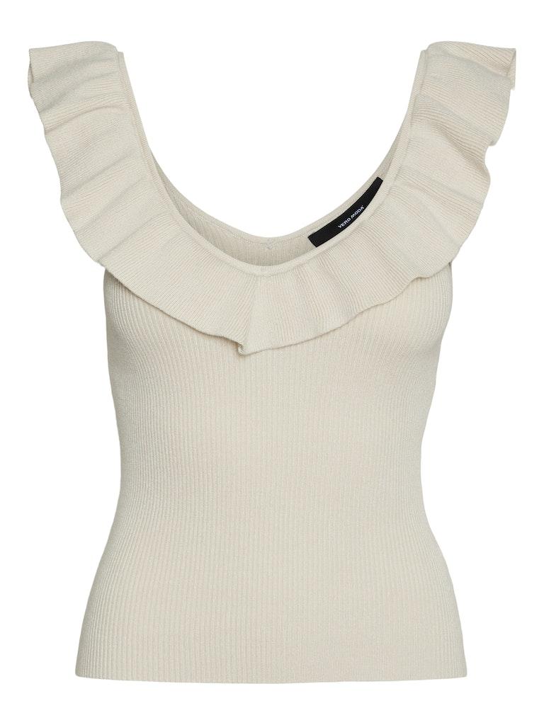 VERO MODA VMPROVENCE SL RUFFLE TOP GA Dames Trui - Maat XL