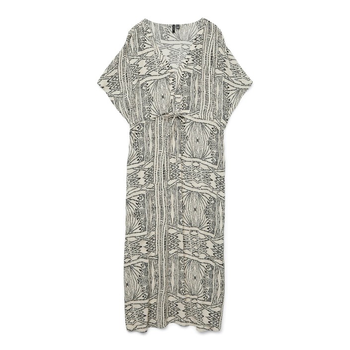 Vero Moda VMMENNY SS 7/8 KAFTAN WVN GA Oatmeal/Tenna | Freewear VMMENNY SS 7/8 KAFTAN WVN GA - www.freewear.nl - Freewear