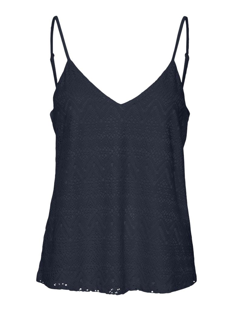 Vero Moda Top Vmmaya V-neck Singlet Top Jrs Spe 10304453 Navy Blazer Dames Maat - L