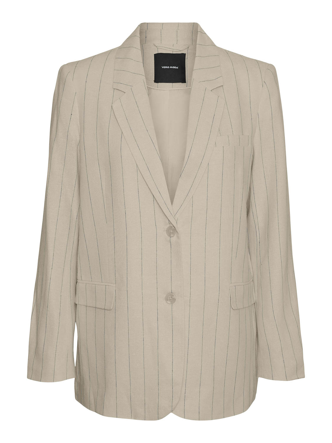 Vero moda Vmmindy Ls Loose Linen Blazer Mix