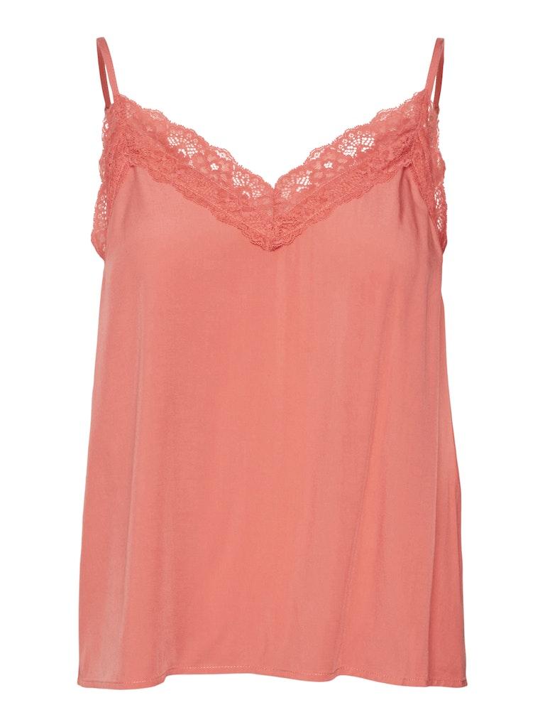 Vero Moda Vmrusk Lace Singlet Top Wvn Ga