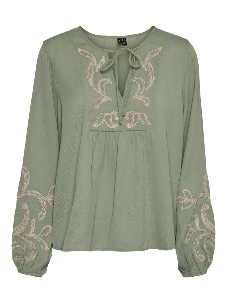 VERO MODA VMNORA LS TOP WVN Dames Top - Maat XL