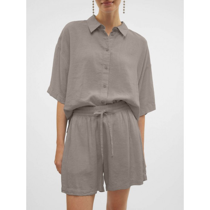 Vero Moda VMLINN SHORTS WVN NOOS Moon Rock/MELANGE | Freewear VMLINN SHORTS WVN NOOS - www.freewear.nl - Freewear