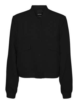 Vero Moda VMAMALA SHORT JACKET TS Black | Freewear VMAMALA SHORT JACKET TS - www.freewear.nl - Freewear