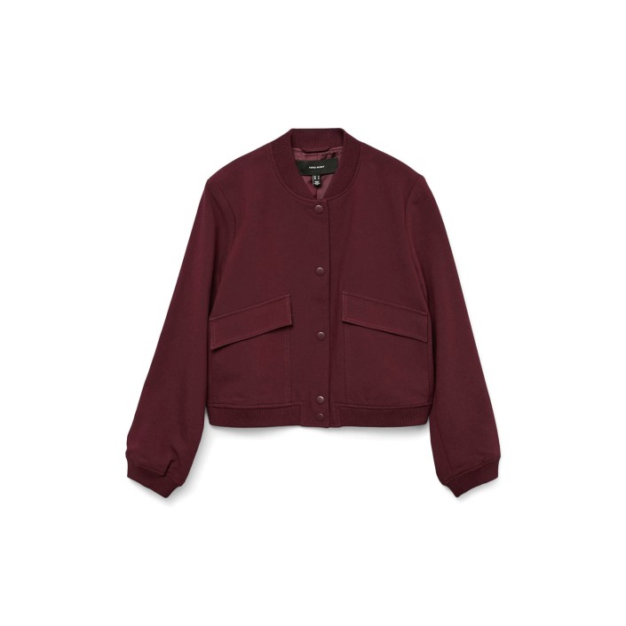 Vero Moda VMAMALA SHORT JACKET TS Winetasting | Freewear VMAMALA SHORT JACKET TS - www.freewear.nl - Freewear