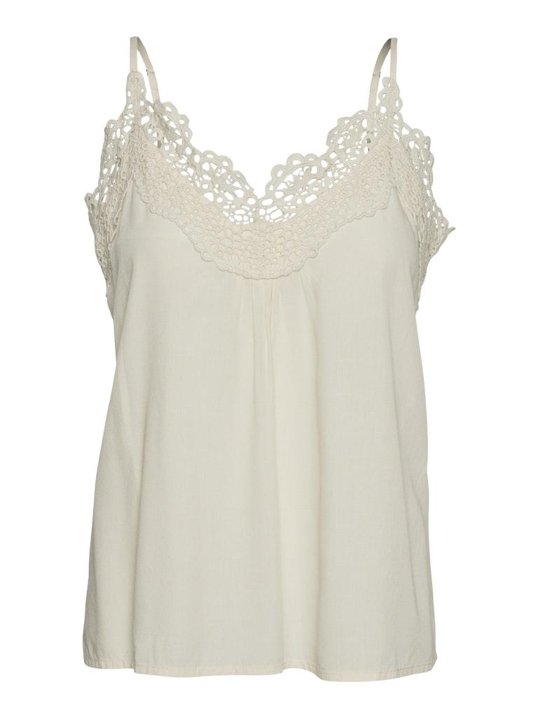 Vero Moda Top Vmkifina Singlet V-neck Top Wvn Btq 10309592 Birch Dames Maat - M
