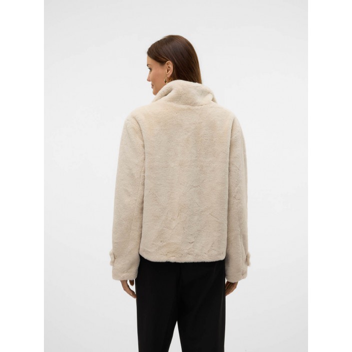 Vero Moda VMSONJAEVA SHORT JACKET GA BOO Oatmeal | Freewear VMSONJAEVA SHORT JACKET GA BOO - www.freewear.nl - Freewear
