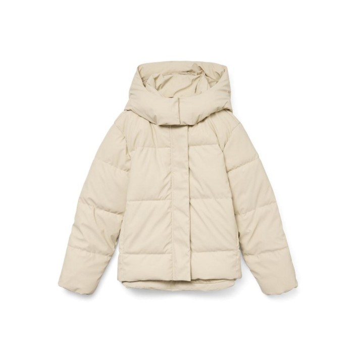 Vero Moda VMGRETAKYLIE SHORT COATED JACKET NO: Oatmeal | Freewear VMGRETAKYLIE SHORT COATED JACKET NO: - www.freewear.nl - Freewear