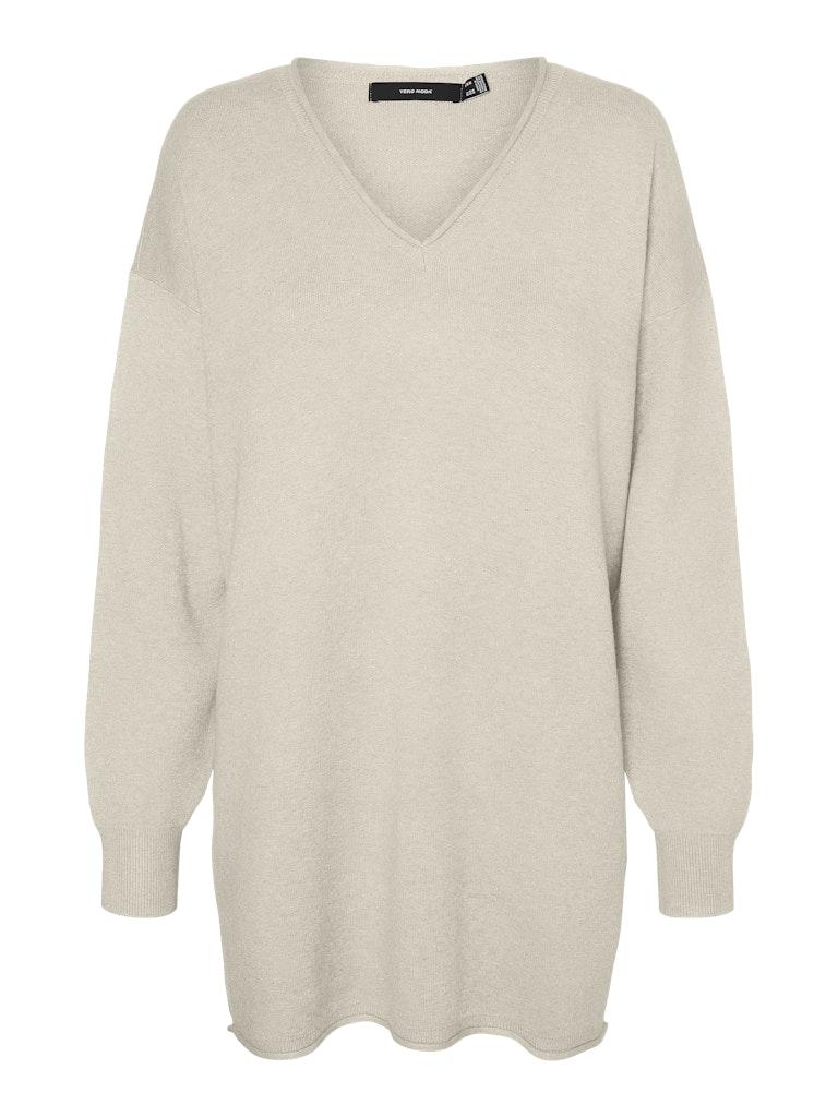 Vero Moda Vmgold Roll Ls Long V-neck Pullover: