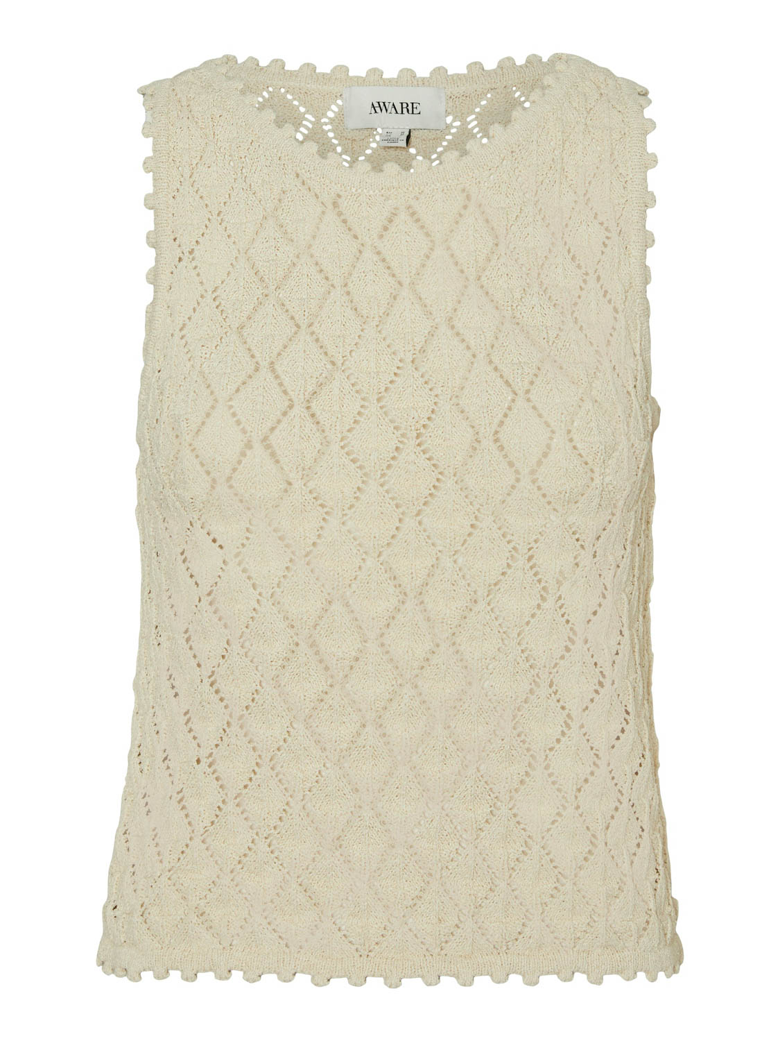 Vero Moda Vmevelyn Christa Sl Crochet Top Vma