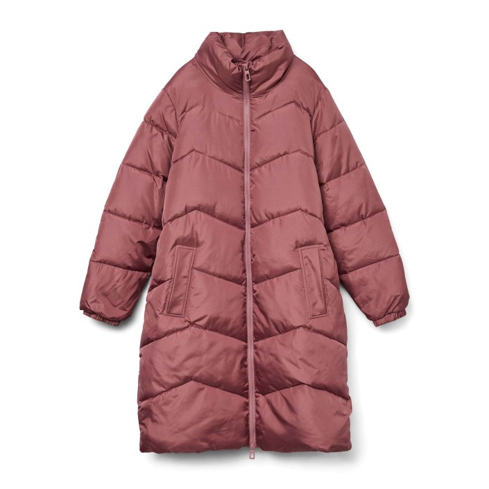 Vero Moda VMCLIGARIO COAT CUR Rose Brown | Freewear VMCLIGARIO COAT CUR - www.freewear.nl - Freewear