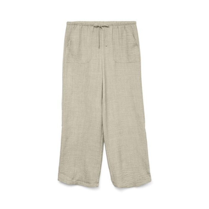 Vero Moda VMMELANEY HW LOOSE PANT WVN GA NOOS Overcast/Melange | Freewear VMMELANEY HW LOOSE PANT WVN GA NOOS - www.freewear.nl - Freewear