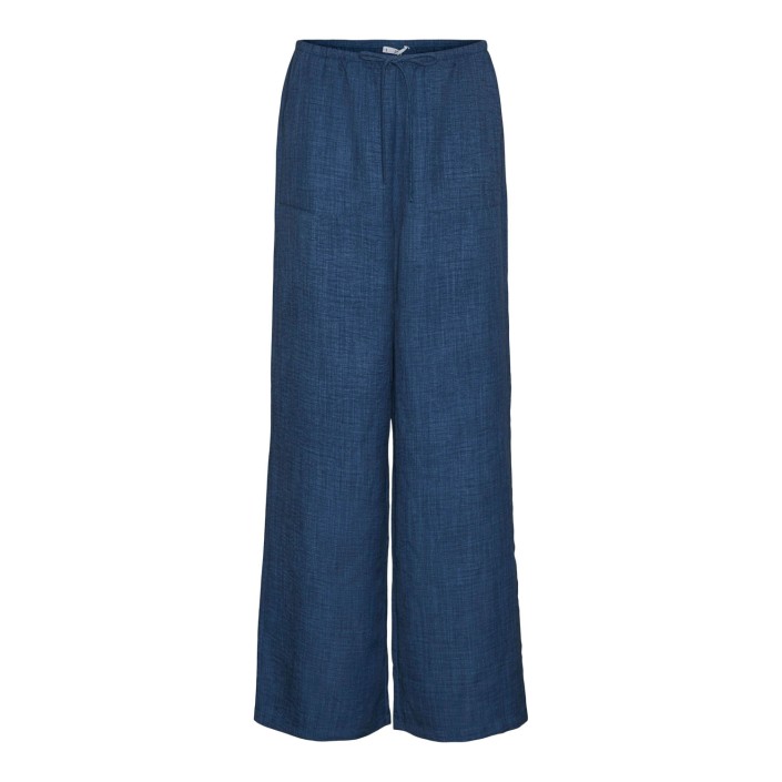 Vero Moda VMMELANEY HW LOOSE PANT WVN GA NOOS Dark Denim/Melange | Freewear VMMELANEY HW LOOSE PANT WVN GA NOOS - www.freewear.nl - Freewear