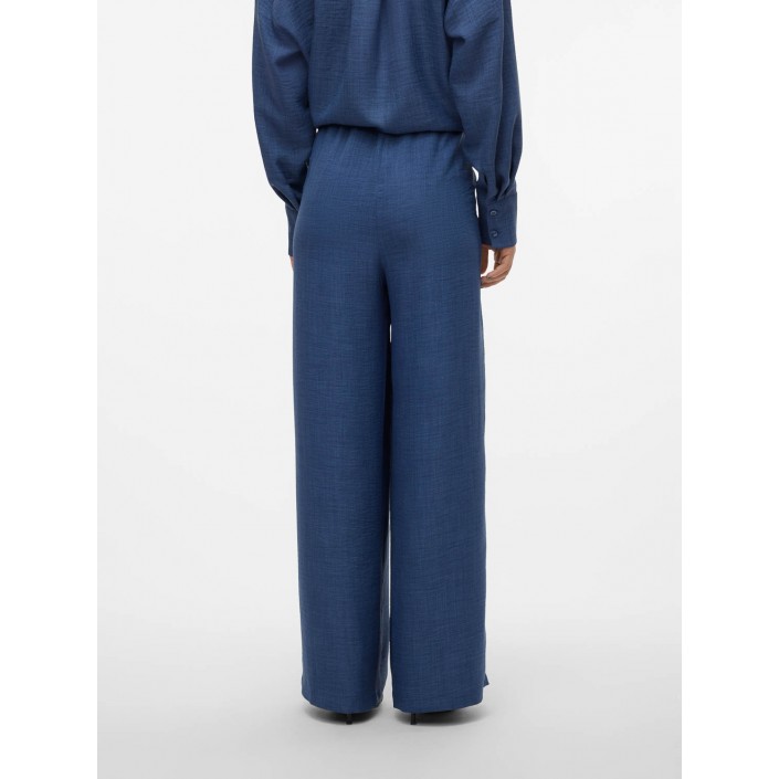 Vero Moda VMMELANEY HW LOOSE PANT WVN GA NOOS Dark Denim/Melange | Freewear VMMELANEY HW LOOSE PANT WVN GA NOOS - www.freewear.nl - Freewear