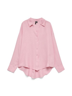 Vero Moda VMMELANEY QUEENY LS SHIRT WVN NOOS Prism Pink | Freewear VMMELANEY QUEENY LS SHIRT WVN NOOS - www.freewear.nl - Freewear