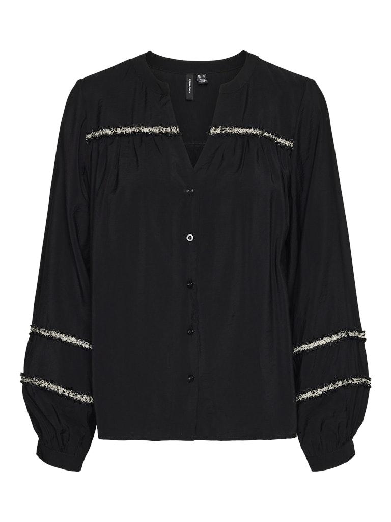Vero Moda Vmdemi Detail Ls Top Wvn Ga