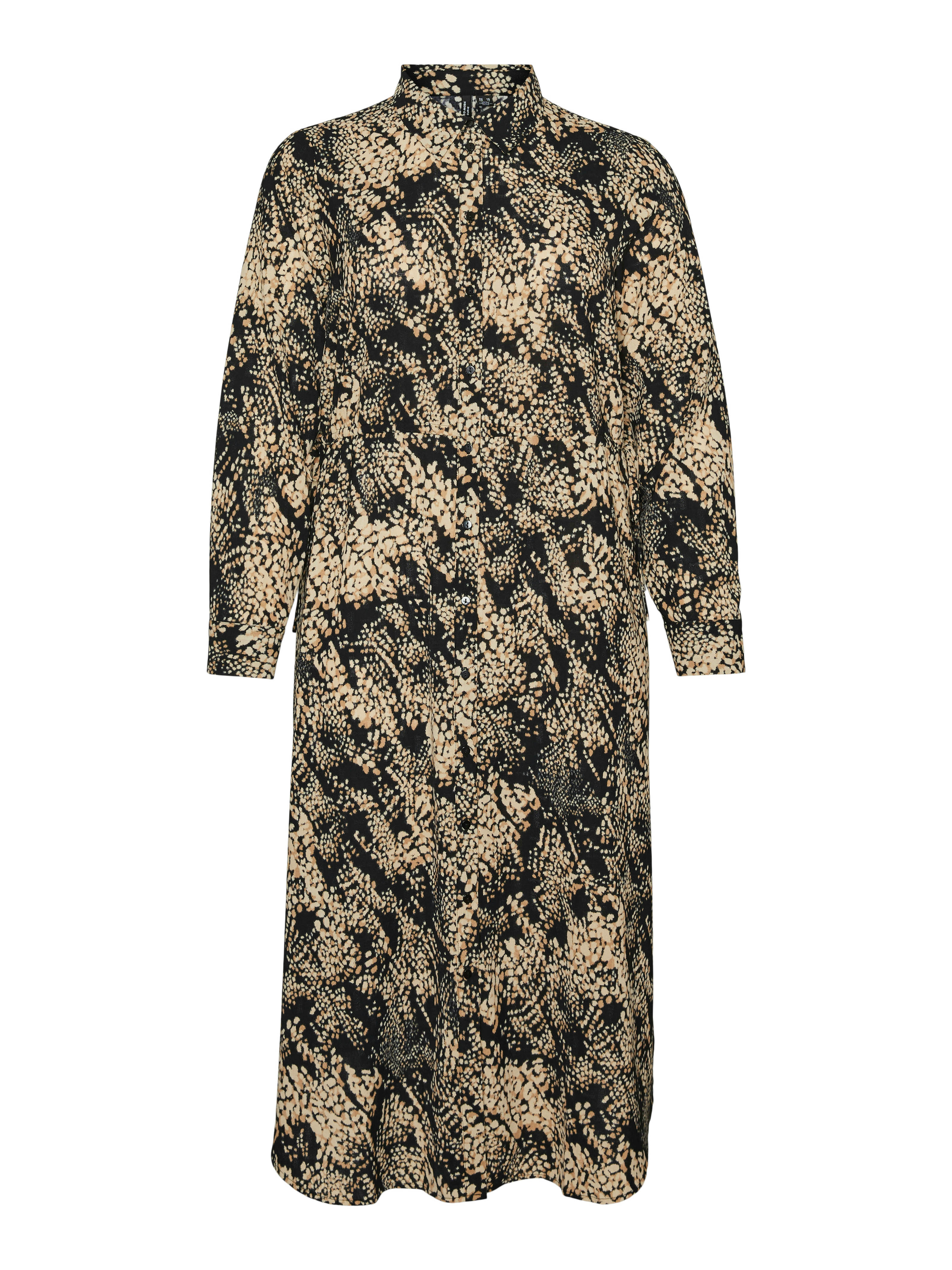 Vero Moda curve (maatje meer) Vmcofreya L/s 7/8 Shirt Dress Btq C: