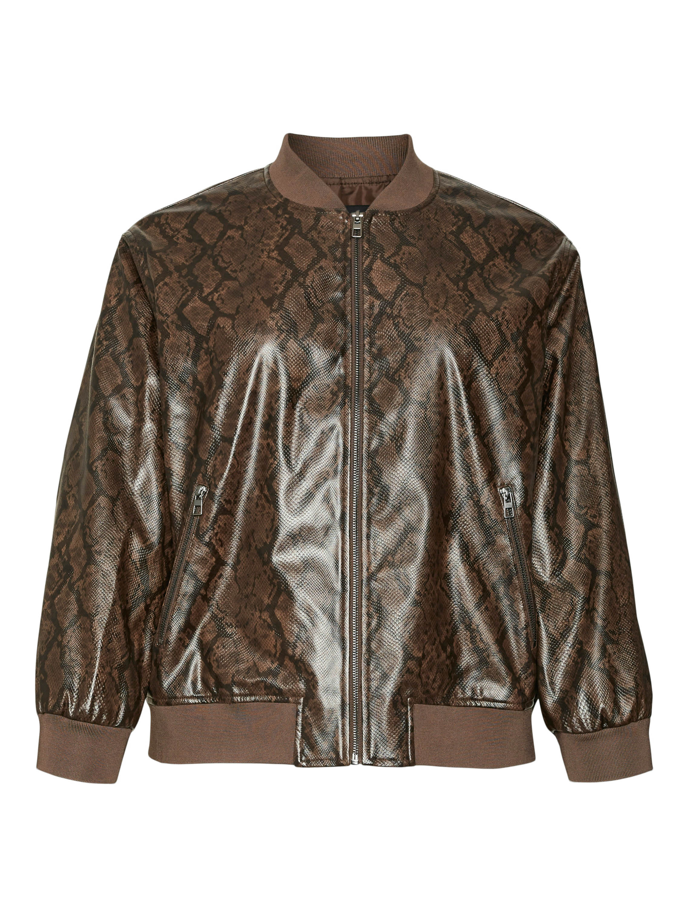 Vero Moda Vmcnita Ls Pl Snake Bomber Jacket C: