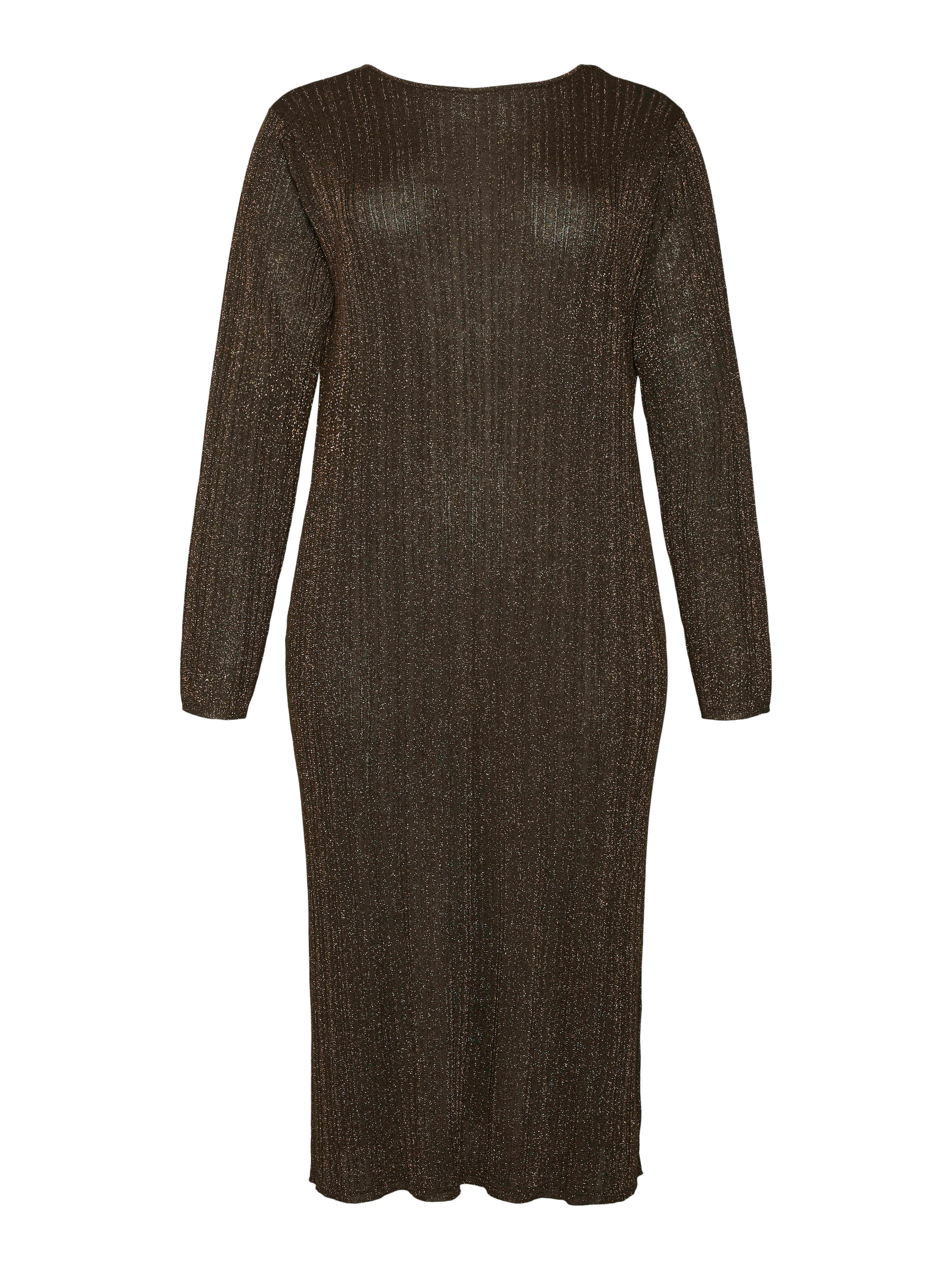 Vero Moda Vmctalia Ls O-neck Calf Dress Cur