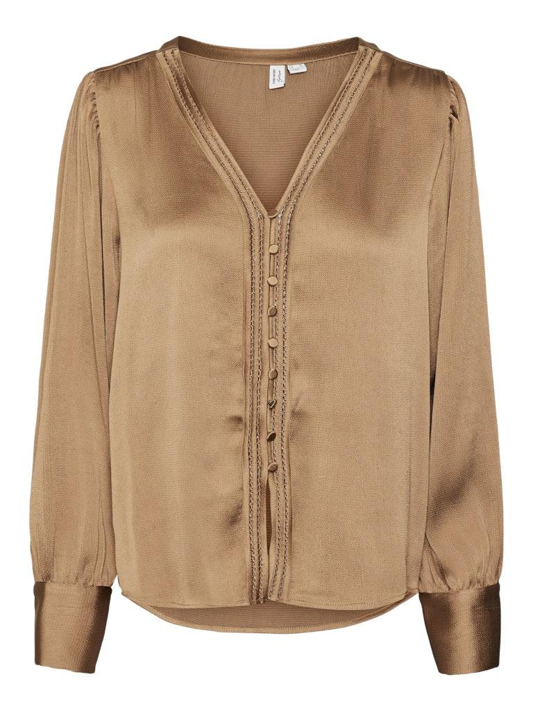 Vero Moda Vmomana L/s Shirt Wvn Btq Ga