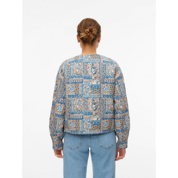 Vero Moda VMJANE LULU LS QUILTED JACKET WVN G: Birch/Lulu | Freewear VMJANE LULU LS QUILTED JACKET WVN G: - www.freewear.nl - Freewear