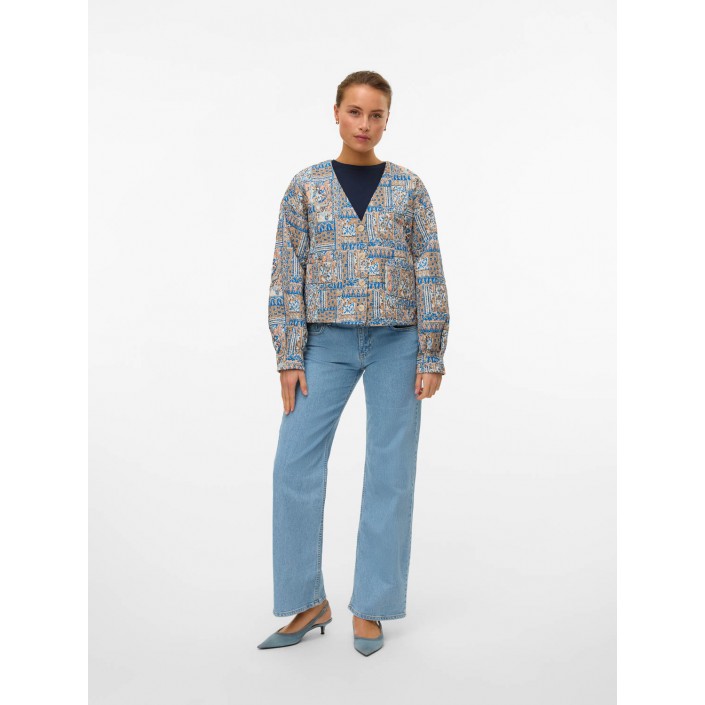 Vero Moda VMJANE LULU LS QUILTED JACKET WVN G: Birch/Lulu | Freewear VMJANE LULU LS QUILTED JACKET WVN G: - www.freewear.nl - Freewear