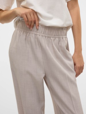 Vero Moda VMCASSIDY HW LOOSE PULL ON PANT BOO Vapor Blue/MELANGE | Freewear VMCASSIDY HW LOOSE PULL ON PANT BOO - www.freewear.nl - Freewear