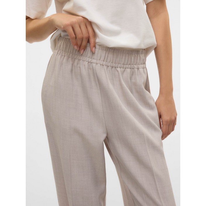 Vero Moda VMCASSIDY HW LOOSE PULL ON PANT BOO Vapor Blue/MELANGE | Freewear VMCASSIDY HW LOOSE PULL ON PANT BOO - www.freewear.nl - Freewear