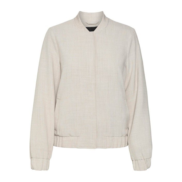 Vero Moda VMCASSIDY LS BOMBER JACKET BOO Vapor Blue/MELANGE | Freewear VMCASSIDY LS BOMBER JACKET BOO - www.freewear.nl - Freewear