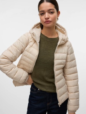 Vero Moda VMMAY SHORT JACKET BOO Oatmeal | Freewear VMMAY SHORT JACKET BOO - www.freewear.nl - Freewear