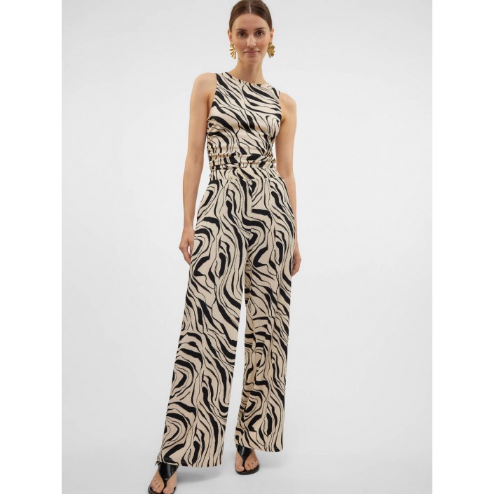 Vero Moda VMPOET HW LOOSE PANT JRS GA BOO Birch/Buki | Freewear VMPOET HW LOOSE PANT JRS GA BOO - www.freewear.nl - Freewear