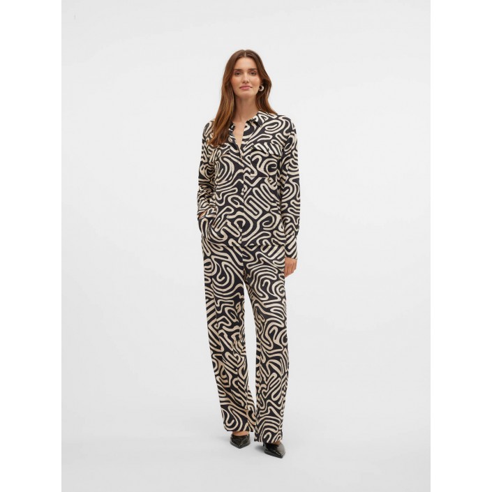 Vero Moda VMVIGDIS H/W PANTS WVN BTQ GA Black/Vigdis | Freewear VMVIGDIS H/W PANTS WVN BTQ GA - www.freewear.nl - Freewear