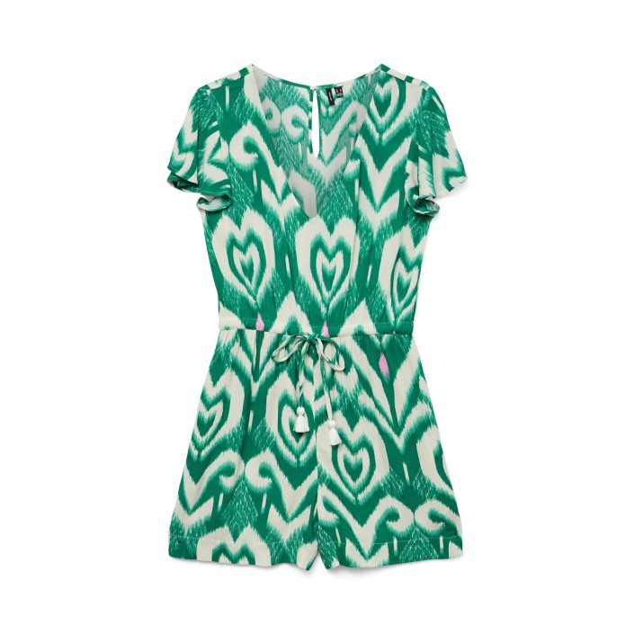 Vero Moda VMMENNY SS PLAYSUIT WVN GA Bosphorus/Melis | Freewear VMMENNY SS PLAYSUIT WVN GA - www.freewear.nl - Freewear