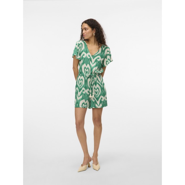 Vero Moda VMMENNY SS PLAYSUIT WVN GA Bosphorus/Melis | Freewear VMMENNY SS PLAYSUIT WVN GA - www.freewear.nl - Freewear