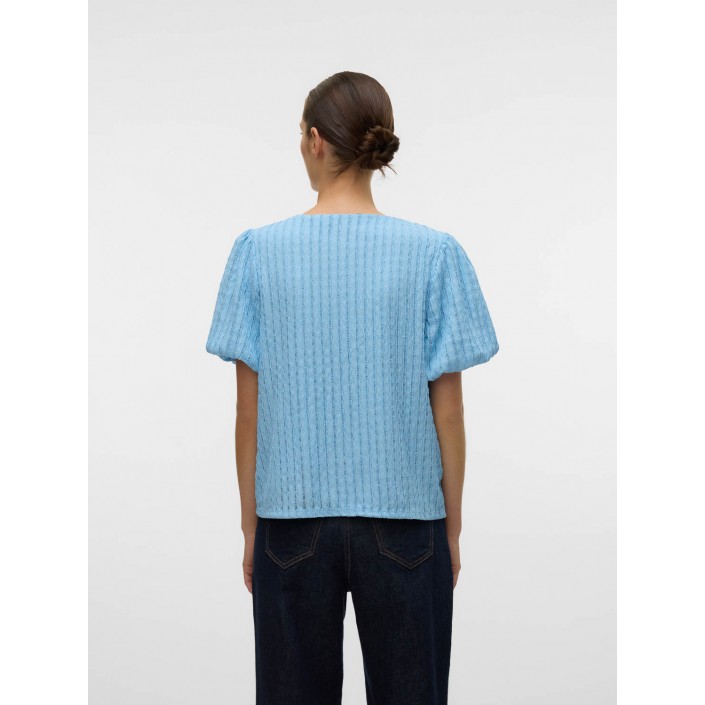 Vero Moda VMNOMI SS TOP JRS GA Airy Blue | Freewear VMNOMI SS TOP JRS GA - www.freewear.nl - Freewear