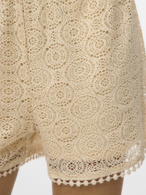 Vero Moda VMMAYA HW  SHORTS JRS Birch | Freewear VMMAYA HW  SHORTS JRS - www.freewear.nl - Freewear