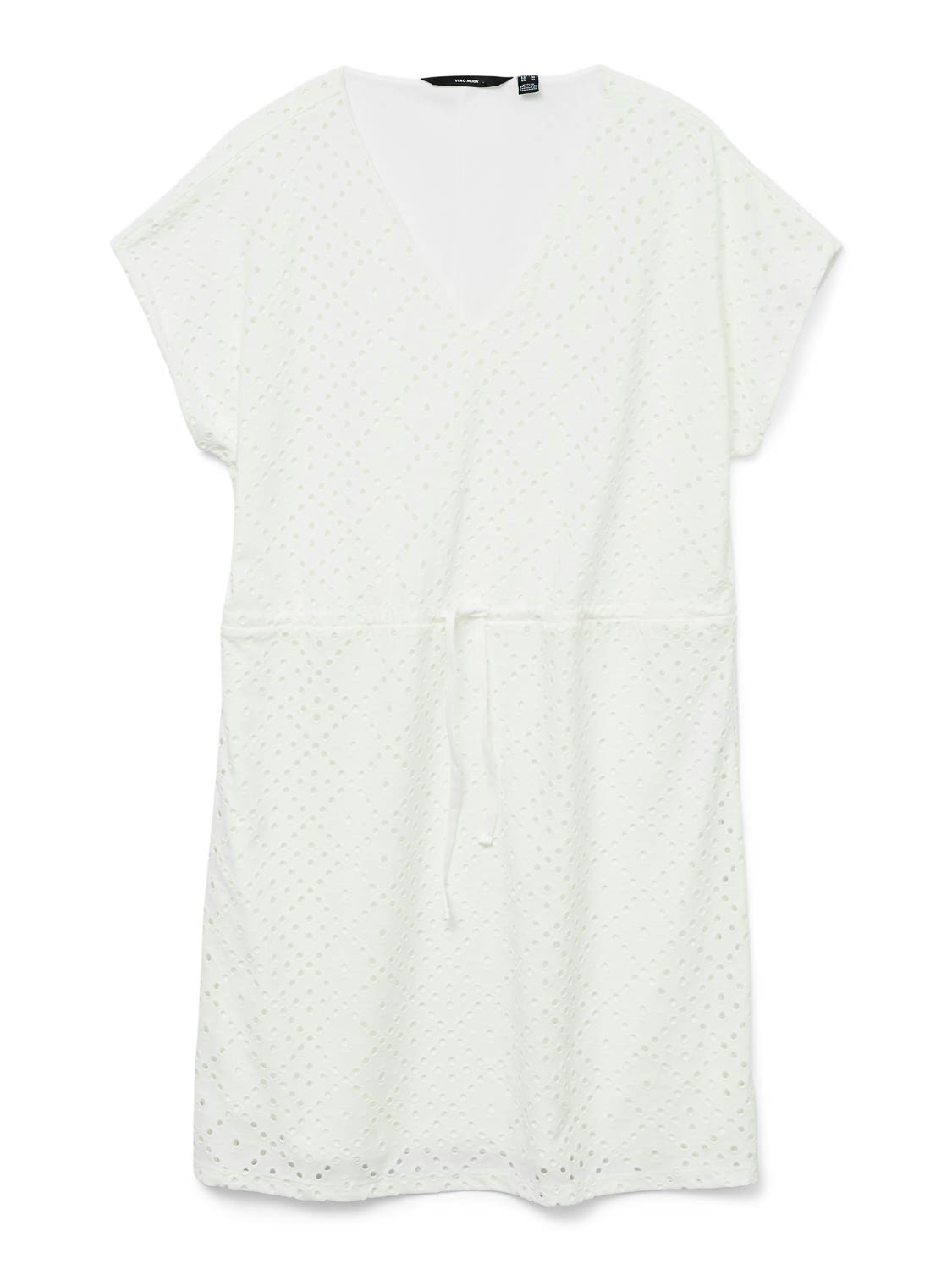 VERO MODA VMTASSA SS SHORT DRESS JRS NOOS Dames Jurk - Snow White