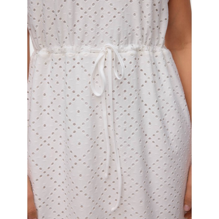 Vero Moda VMTASSA SS SHORT DRESS JRS NOOS Snow White | Freewear VMTASSA SS SHORT DRESS JRS NOOS - www.freewear.nl - Freewear
