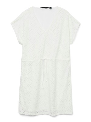Vero Moda VMTASSA SS SHORT DRESS JRS NOOS Snow White | Freewear VMTASSA SS SHORT DRESS JRS NOOS - www.freewear.nl - Freewear