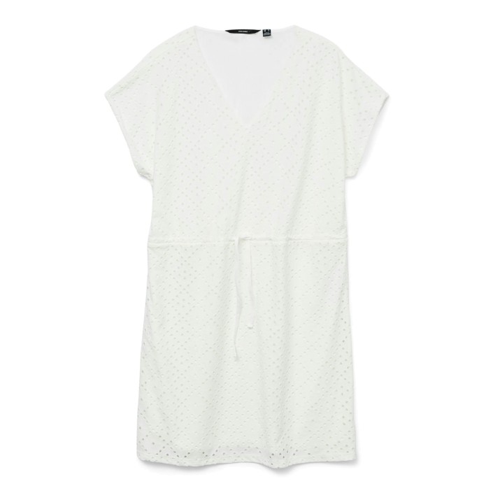 Vero Moda VMTASSA SS SHORT DRESS JRS NOOS Snow White | Freewear VMTASSA SS SHORT DRESS JRS NOOS - www.freewear.nl - Freewear