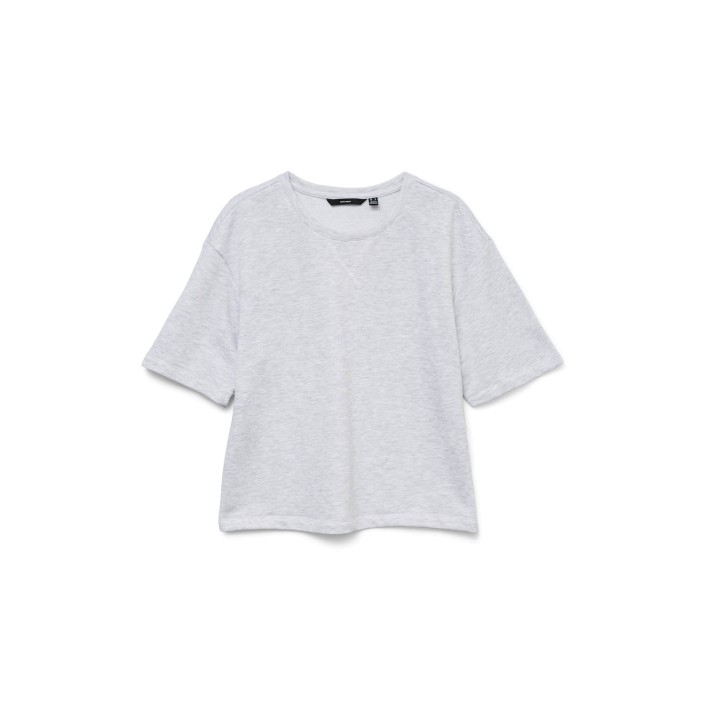Vero Moda VMRONJA 2/4 SWEAT JRS GA NOOS Super Light Grey Melange | Freewear VMRONJA 2/4 SWEAT JRS GA NOOS - www.freewear.nl - Freewear