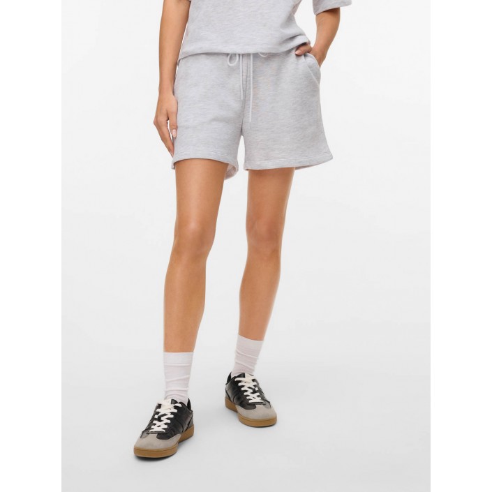 Vero Moda VMRONJA SHORTS JRS GA NOOS Super Light Grey Melange | Freewear VMRONJA SHORTS JRS GA NOOS - www.freewear.nl - Freewear