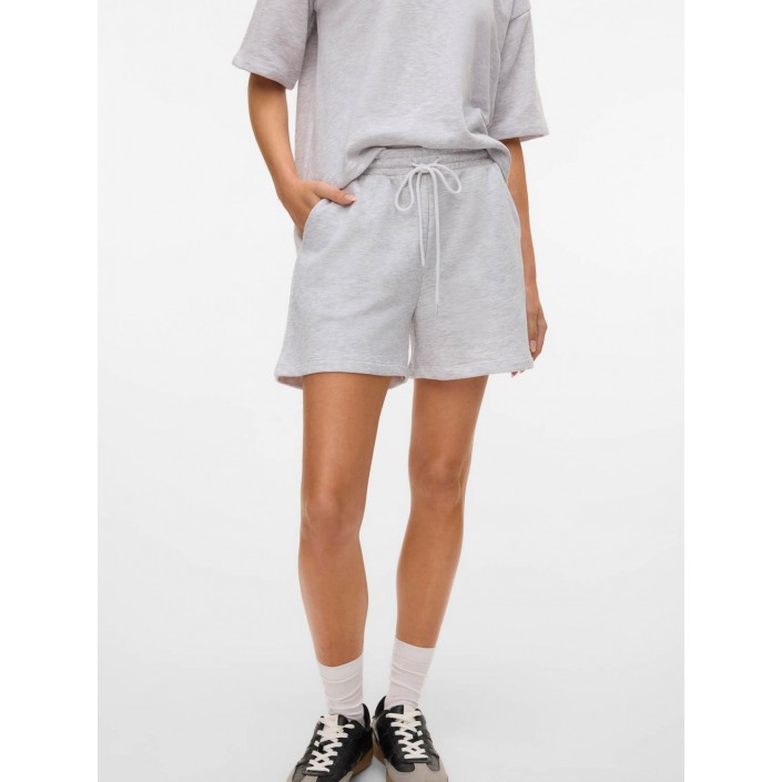 Vero Moda VMRONJA SHORTS JRS GA NOOS Super Light Grey Melange | Freewear VMRONJA SHORTS JRS GA NOOS - www.freewear.nl - Freewear