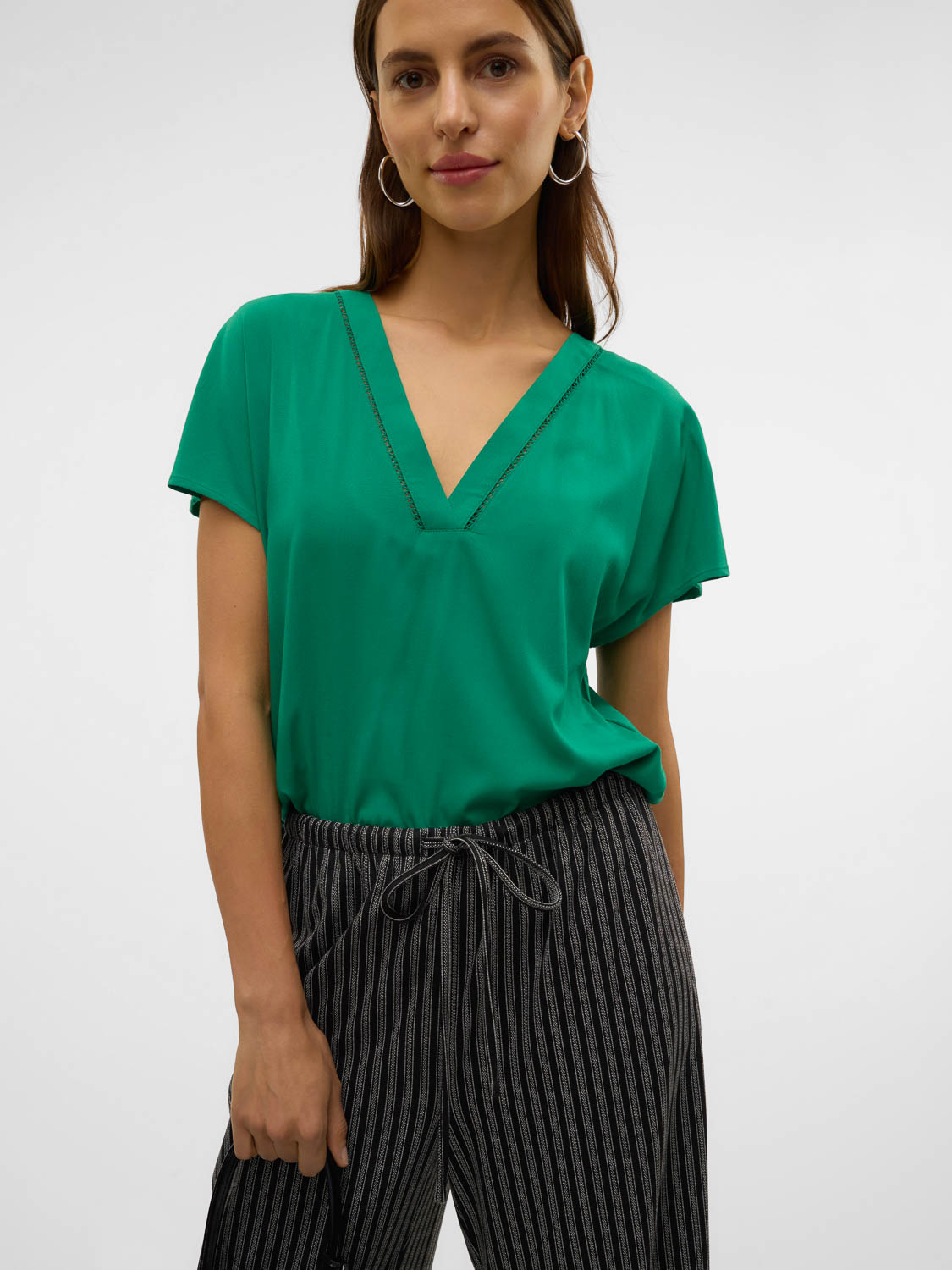Vero moda Vmbella Ss Wide Top Wvn Ga