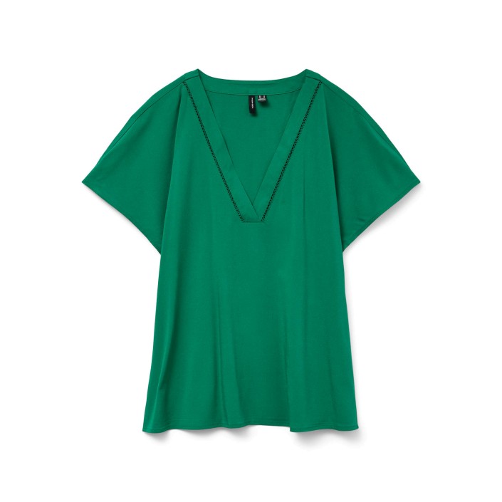 Vero Moda VMBELLA SS WIDE TOP WVN GA Bosphorus | Freewear VMBELLA SS WIDE TOP WVN GA - www.freewear.nl - Freewear