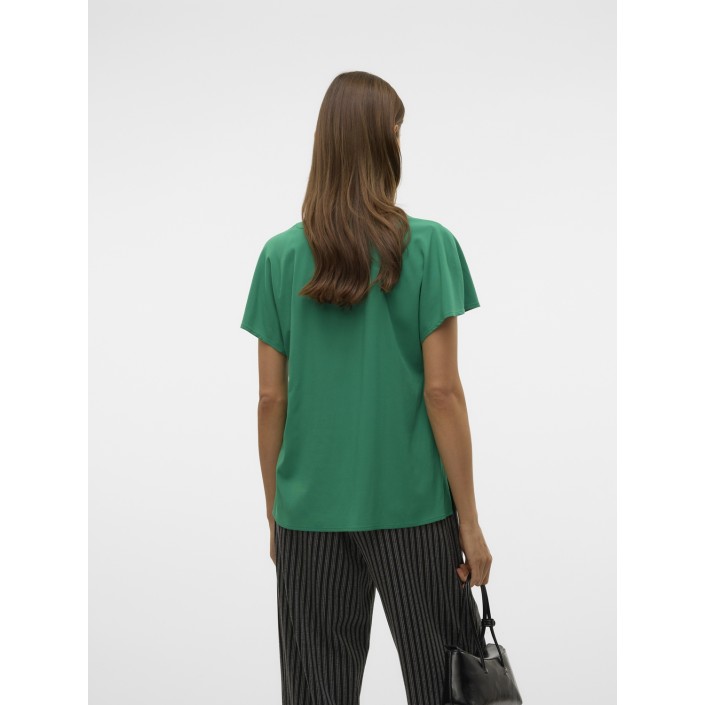 Vero Moda VMBELLA SS WIDE TOP WVN GA Bosphorus | Freewear VMBELLA SS WIDE TOP WVN GA - www.freewear.nl - Freewear
