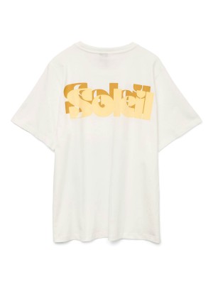 Vero Moda VMDORIS CATY SS TOP BOX JRS GA Snow White/SOLEIL | Freewear VMDORIS CATY SS TOP BOX JRS GA - www.freewear.nl - Freewear