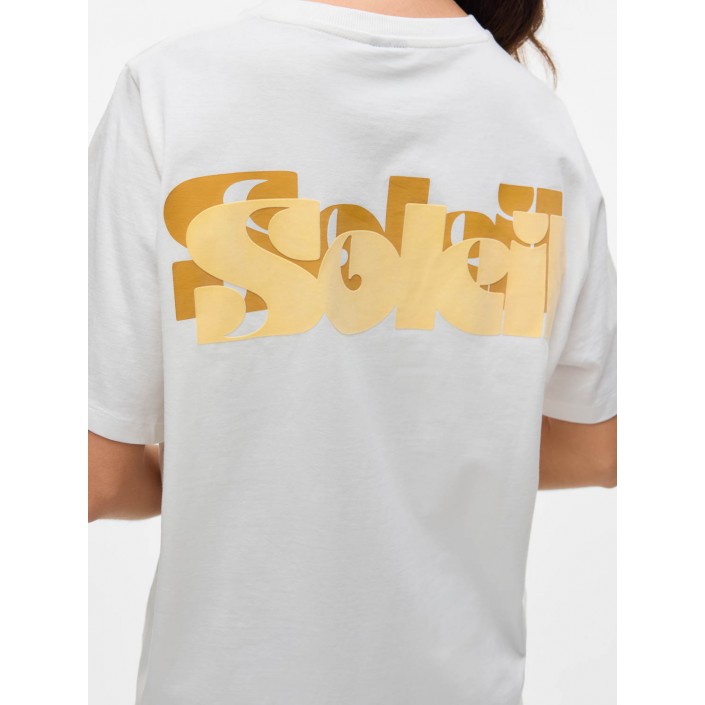 Vero Moda VMDORIS CATY SS TOP BOX JRS GA Snow White/SOLEIL | Freewear VMDORIS CATY SS TOP BOX JRS GA - www.freewear.nl - Freewear