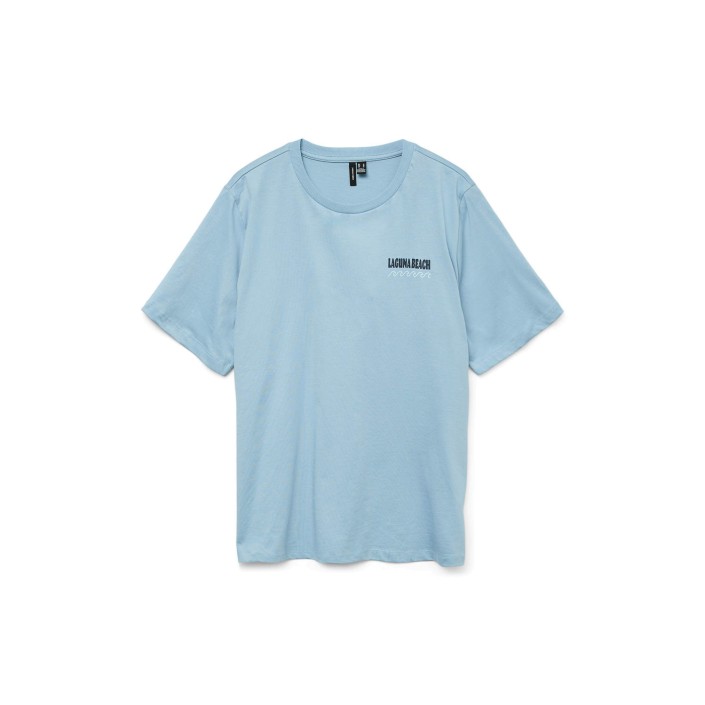 Vero Moda VMDORIS CATY SS TOP BOX JRS GA Glacier Lake/LAGUNA BEACH | Freewear VMDORIS CATY SS TOP BOX JRS GA - www.freewear.nl - Freewear