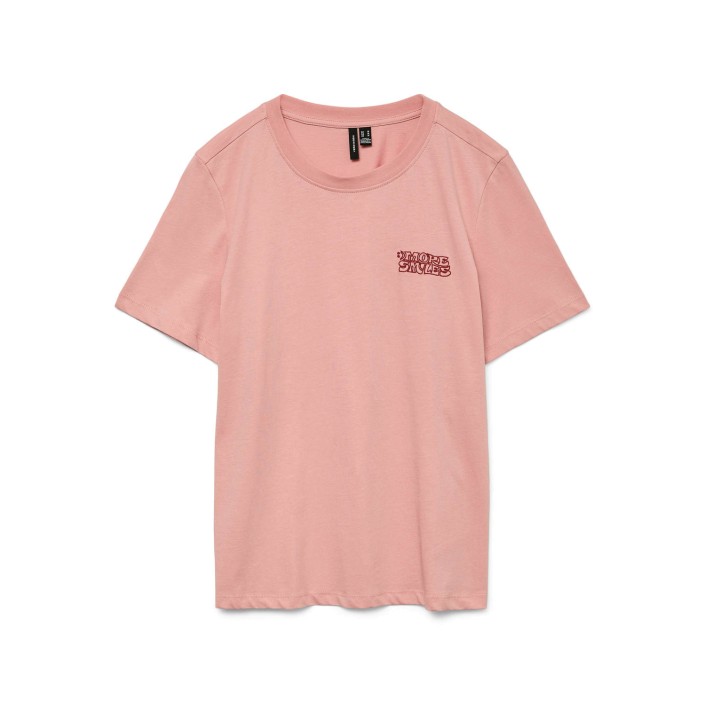 Vero Moda VMFRIGGA PAULINA SS TOP BOX JRS GA Rose Elegance/MORE SMILES | Freewear VMFRIGGA PAULINA SS TOP BOX JRS GA - www.freewear.nl - Freewear